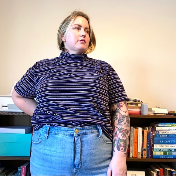 Tops - Y2K Velvet Plus Size Top — size 3x